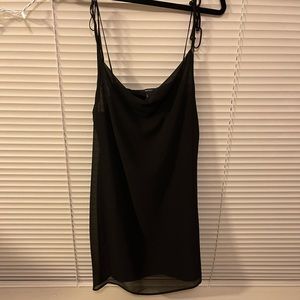 Black mini dress; never worn.